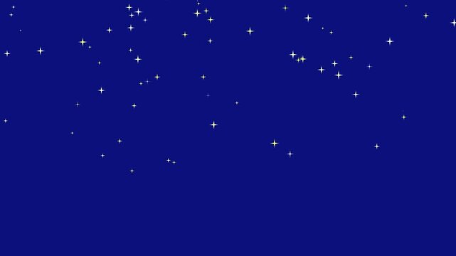Twinkling Star Animation Loop  After Effects Motion Background