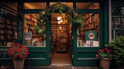 book retail store door