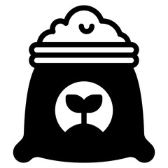 Illustration of a Bear in a Bag of Rice