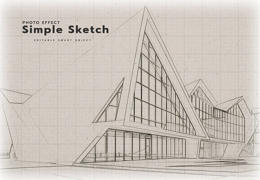 Simple Sketch Photo Effect