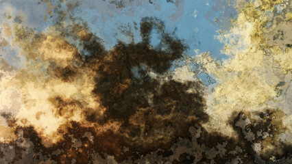 4K watercolor abstract digital texture with grainy marbled effect.