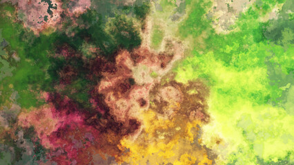 4K watercolor abstract digital texture with grainy marbled effect.