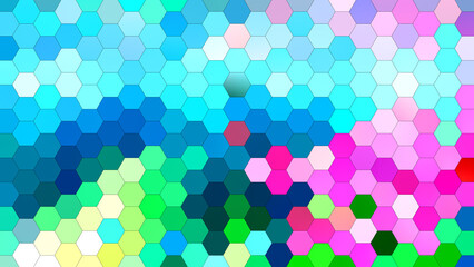 4K abstract geometric background with a hexagonal mosaic pattern.
