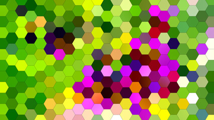 4K abstract geometric background with a hexagonal mosaic pattern.

