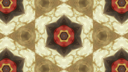 4K coloful kaleidoscope pattern motif design. Abstract wallpaper, colorful Texture.
