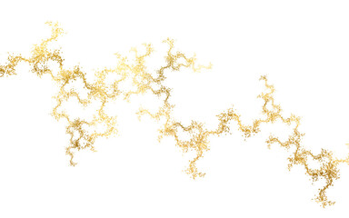 The cracks are golden.Pieces flakes of golden flakes shimmer, gold foil on vertical png transparent background.Premium design,wedding,vip cover template,grand opening,flyer.