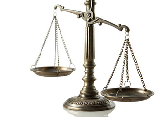  scales-of-justice---isolated on white background png, ai generated