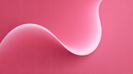 Abstract Pink Wave Background with Soft Curves and Gradients