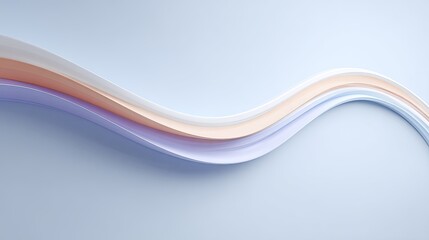 Fluid Abstract Background with Soft Pastel Waves and Gradients