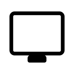シンプルなモニターのアイコン