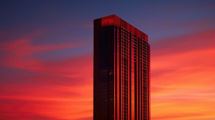skyscraper red vertical