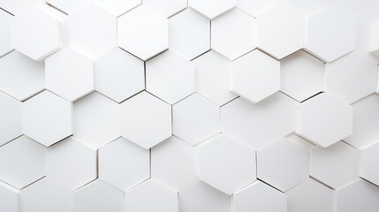 Fototapeta premium abstract hexagon white background