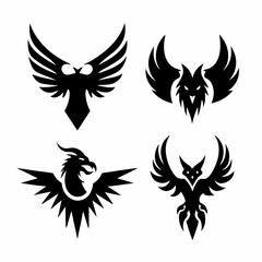 Fototapeta premium bird icon set 