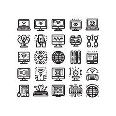 Comprehensive Target Icons Collection Featuring Aim, Goal Setting, Business Success, Accuracy, Purpose Direction, Arrow Hitting Center, Strategic Focus, and Challenge Achievement Symbols in Vector For