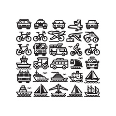 Graphic Design Icon Set – Creative Tools, Typography, Color, Layout, and Vector Editing Symbols for Designers