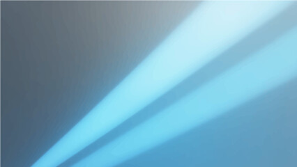 Obraz premium Abstract features a smooth gray gradient on a minimalist background. There are two diagonal streaks of vivid blue.