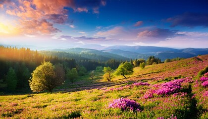 Obraz premium dreamy colorful landscape