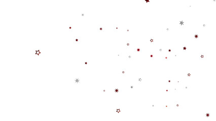 Festive background with red and silver stars. Perfect for holidays, celebrations, and more.