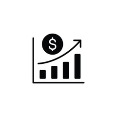 Illustrates financial growth, showing an upward trend in profit and revenue