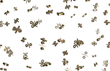 percent sign rain  percentage icon interest rate