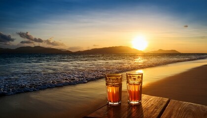 sunlit sips s peaceful start in paradise