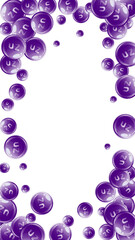Zinc round capsules scattered randomly.