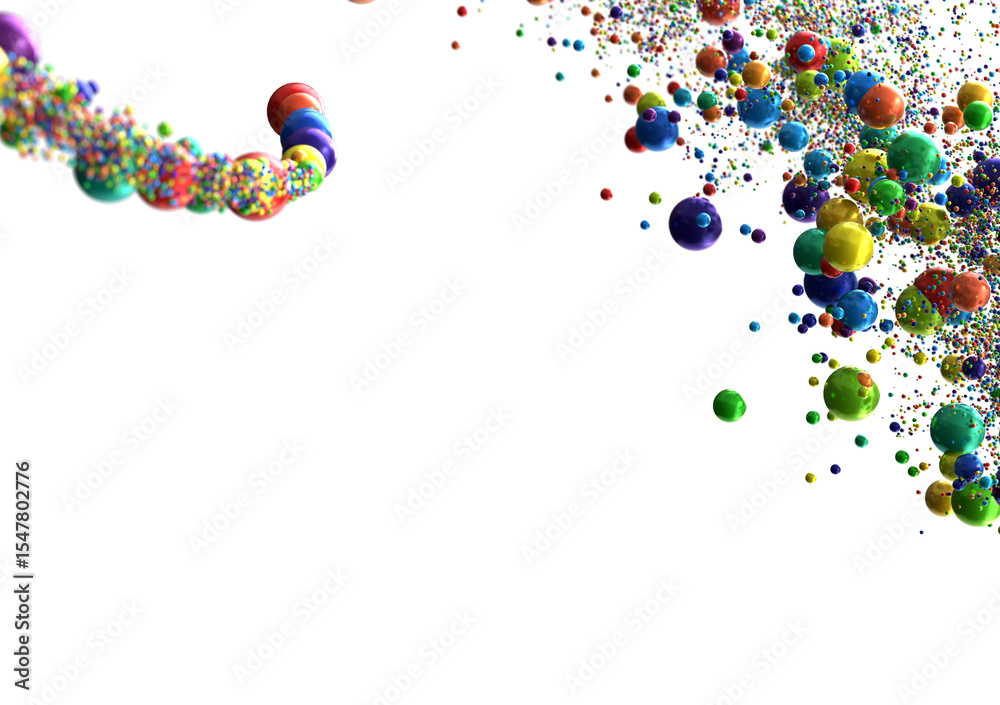 Poster sunburst and colorful confetti background frame illustration