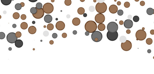 confetti png. Gold confetti falls from the sky.