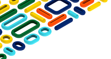 background design Geometric background in Origami style and abstract - Divider 3d