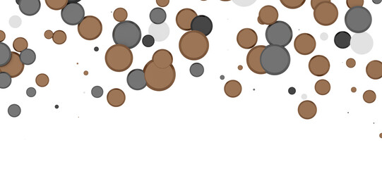 Radiant Revelry: Enthralling 3D Illustration of Shining gold Confetti
