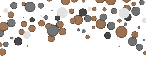 Obraz premium silver confetti explosion festive background