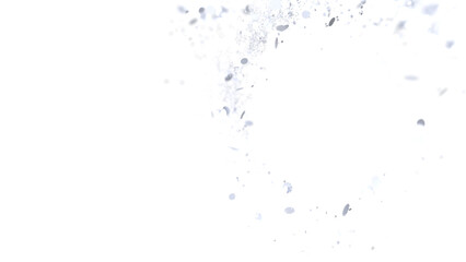 Abstract background with white confetti falling. Perfect for celebrations, events, and festive designs.