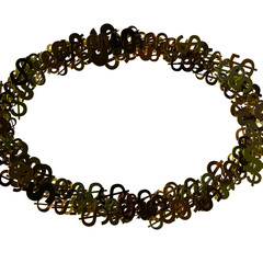 Dollar Signs Raining over Transparent Background