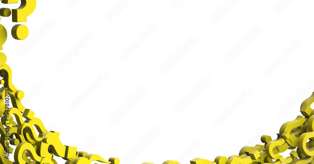 Aufkleber question mark symbols for faq
