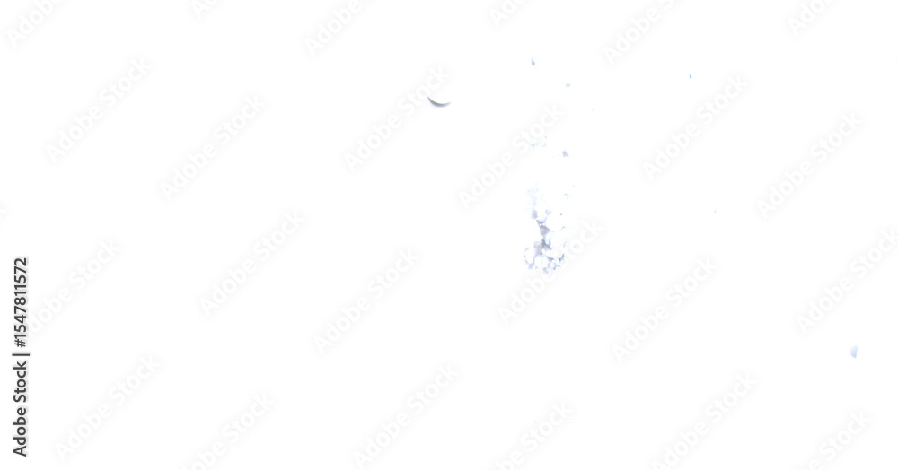 Poster abstract background with white particles floating on white. perfect for clean designs.