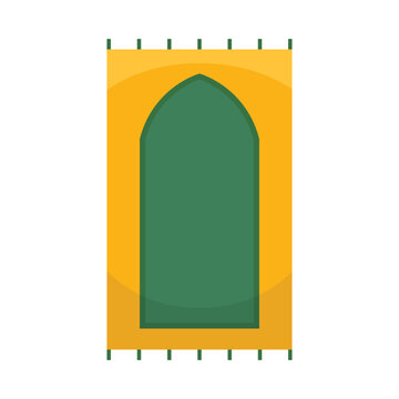 Prayer Rug Vector Illustration Islamic Praying Mat