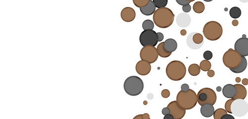 confetti png. Gold confetti falls from the sky. Glittering confetti on a transparent background. Holiday,