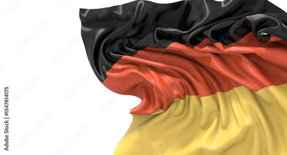 Poster the german flag a symbol of pride and unity