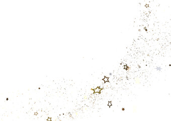Festive Celestial Cascade: Mesmerizing 3D Illustration of Descending Christmas Stars