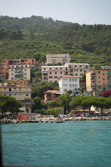 Small italian village by the sea