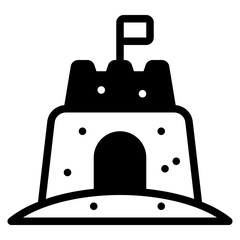 Sandcastle Illustration