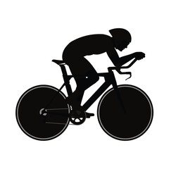 cycling man silhouette icon set, cycle silhouette, bicycle silhouette vector, bicycle man silhouette,  sport, racing, vehicle, active concept.