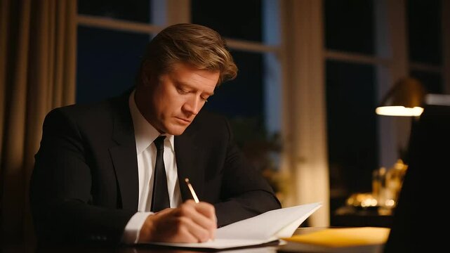 Lawyer Advising Guilty Client in Dim Ambient Light