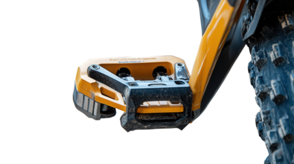 Off-road trail bike pedals, Transparent background, PNG file