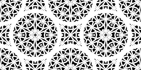 Seamless Transparent Art Deco Geometric Pattern for Background Layout Template