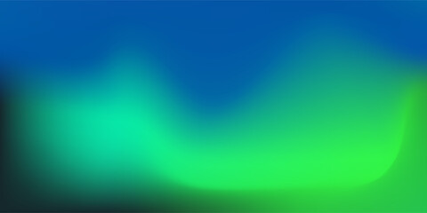 Amazing Blue Green Blur Gradient With Grainy Noise Texture. Abstract Turquoise Mesh and Dynamic Flow Background