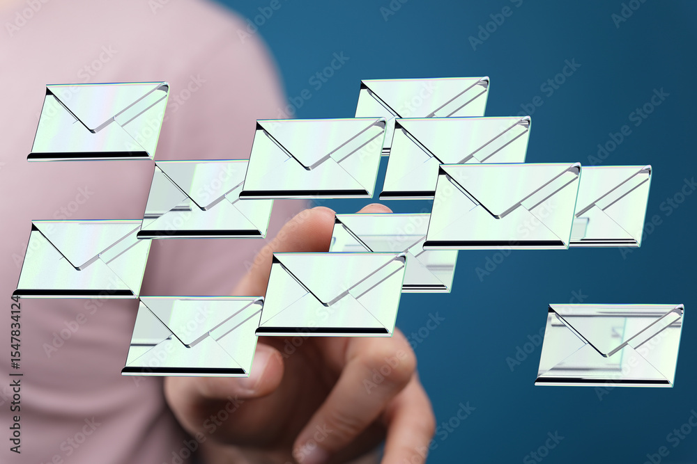 Poster Streamline your inbox. Tips for efficient email management and organization.