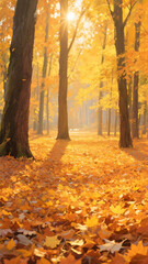 Obraz premium autumn in the forest