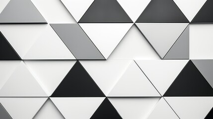 Obraz premium monochrome geometric triangle background