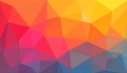 Dynamic Abstract Low Poly Geometric Backgrounds